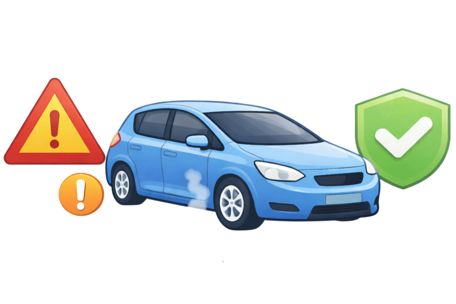 Veilig rijden en noodsituaties oefenen met waarschuwingssymbolen, voertuigcontrole en beschermende maatregelen