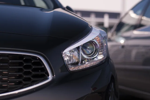 Autokoplamp als uitleg voor zicht en verlichting
